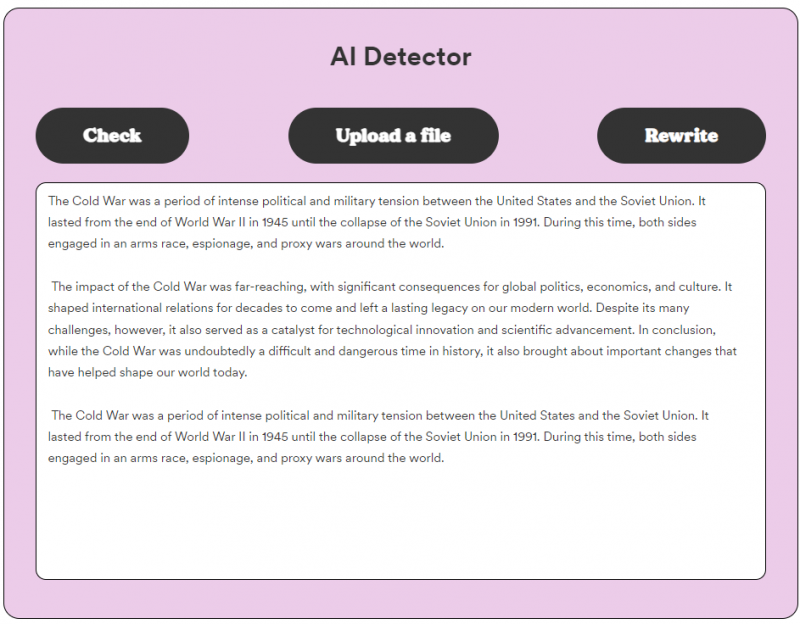 Cramly.ai Ai Detector