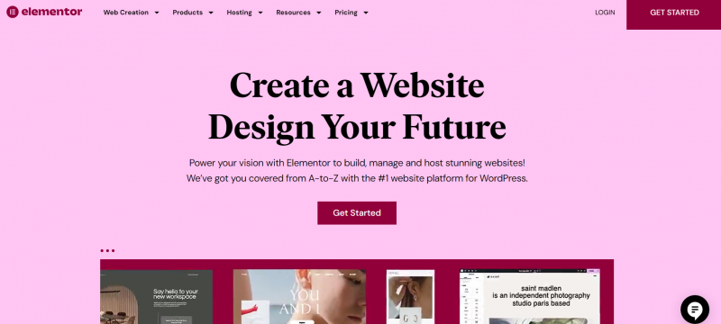 Elementor Home Page