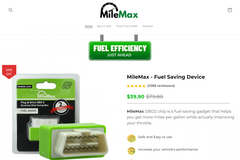 Milemax Home Page