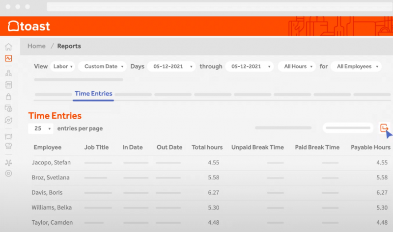 Toast Payroll Tip Management