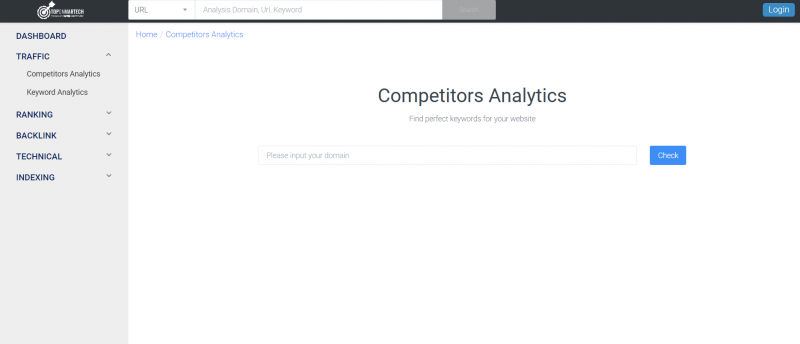 TopOnSeek Competitors Analytics